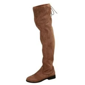 🔥Rue21 Tan Over-the-Knee Boots Sz 10 New